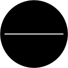 Rosco Glasgobo 77891 ( DHA # 891) Laser Line