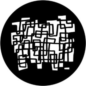 Rosco Glasgobo 77910 ( DHA # 910) Eccentric Squares