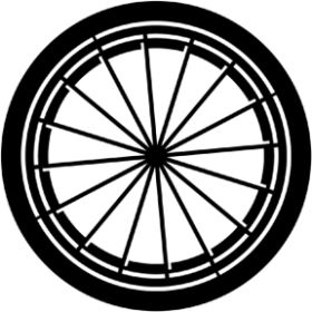 Rosco Metallgobo 77928 ( DHA # 928) Cartwheel