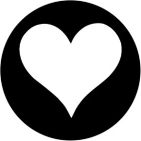 Rosco Metallgobo 77943 ( DHA # 943) Heart