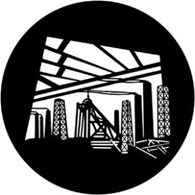 Rosco Metallgobo 77973 ( DHA # 973) Industry