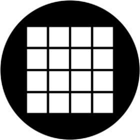 Rosco Metallgobo 78042 ( DHA # 8042) Large Squares