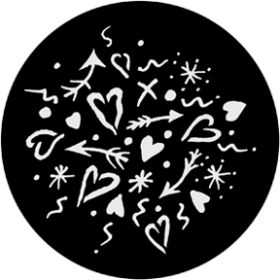 Rosco Metallgobo 78126 ( DHA # 8126) Love