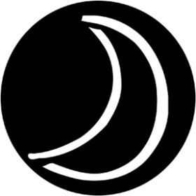 Rosco Metallgobo 78168 ( DHA # 8168) Child's Moon