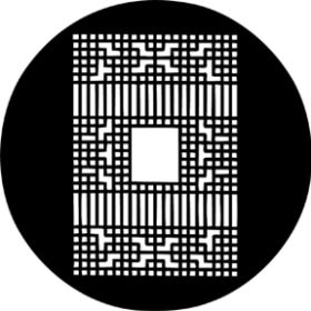 Rosco Metallgobo 78212 ( DHA # 78212) Decorative Grill 2