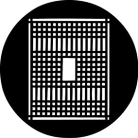 Rosco Metallgobo 78215 ( DHA # 78215) Patterned Grate
