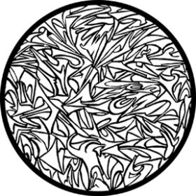 Rosco Metallgobo 78234 ( DHA # 78234) Shattered Glass