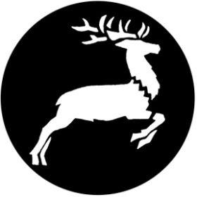 Rosco Metallgobo 78383 ( DHA # 78383) Flying Reindeer