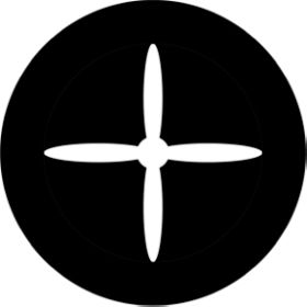 Rosco Metallgobo Propeller 4 Inverted