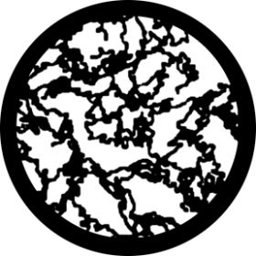 Rosco Metallgobo 78421 ( DHA # 78421) Jagged Moonlight