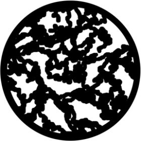 Rosco Metallgobo 78422 ( DHA # 78422) Jagged Moonlight Thick