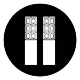 Rosco Metallgobo Decorative Panes