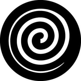 Rosco Metallgobo Open Spiral Inverse