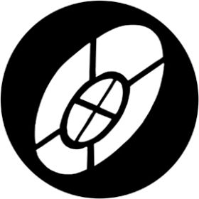 Rosco Metallgobo 79013 ( DHA # 99013) Distorted Eliptical