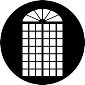 Rosco Metallgobo 79020 ( DHA # 99020) Georgian Doors