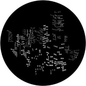 Rosco Metallgobo 79021 ( DHA # 99021) Aerial Sky Scrapers