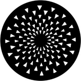 Rosco Metallgobo 79038 ( DHA # 99038) Radial Triangles