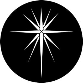 Rosco Metallgobo 79179 ( DHA # 99179) Star of Bethlehem 2