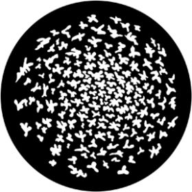 Rosco Metallgobo 79200 ( DHA # 99200) Swirling Leaves