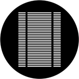 Rosco Metallgobo 79312 ( DHA # 99312) Wide Louvre