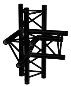 Sixty82 M29T-C414, 4-Wege Ecke, rechts, schwarz