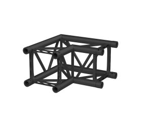 Sixty82 TPM29S-C203, 90° 2-Wege Ecke, schwarz FT