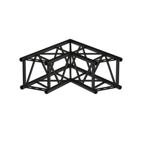 Sixty82 TPM39S-C202, 60° 2-Wege Traversen-Ecke, schwarz FT