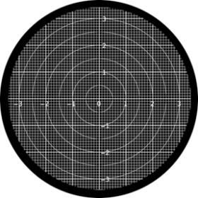 Rosco Glasgobo 82729 ( DHA # 729/G) Glass Line Up Grid