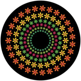 Rosco Glasgobo 86647 ( DHA # 86647) Flower Power