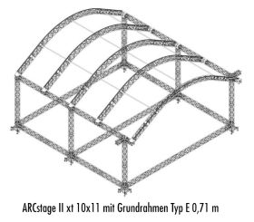 cast ARCstage II xt Bühnendach Typ E