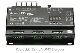 RoscoLED Variable PWM DMX Decoder 12 x 5A