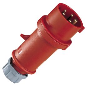 CEE-Stecker 32A, 5 pol 6h, rot IP44