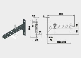 TRUMPF 95 Wandarm 250