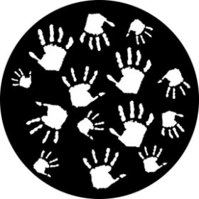 Rosco Glasgobo 76514 ( DHA # 6514) Handprints