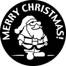 Rosco Metallgobo 76538 ( DHA # 6538) Merry Christmas 2