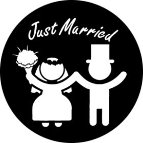 Rosco Metallgobo 76546 ( DHA # 6546) Just Married 3