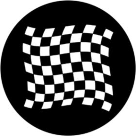 Rosco Metallgobo 78050 ( DHA # 8050) Chequered Flag 1