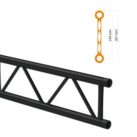 Sixty82 TPM29L 2-Punkt Traverse, gerade Längen schwarz