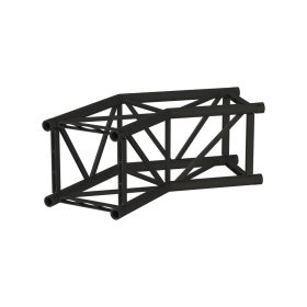 Sixty82 TPM39S-C205, 135° 2-Wege Traversen-Ecke, schwarz FT