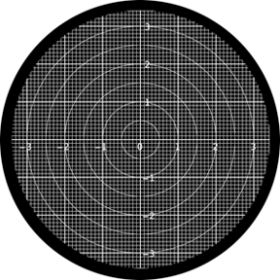 Rosco Glasgobo 82729 ( DHA # 729/G) Glass Line Up Grid