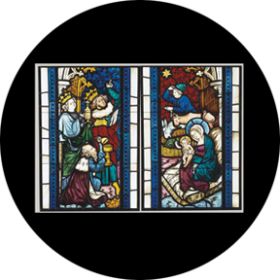 Rosco Glasgobo 86674 ( DHA # 86674) Nativity Stained Glass