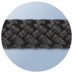 Dyneema Flechtschnur, schwarz