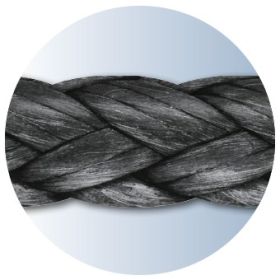 Dyneema Pro Flechtschnur, schwarz