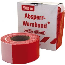 fiRSTtape Absperrband rot / weiß