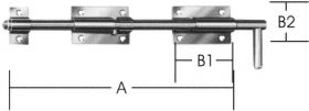 Bolzen- Stangenriegel