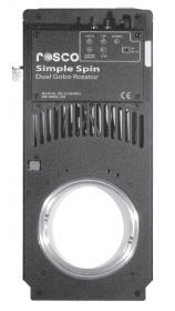 Rosco SimpleSpin  Dual Gobo Rotator