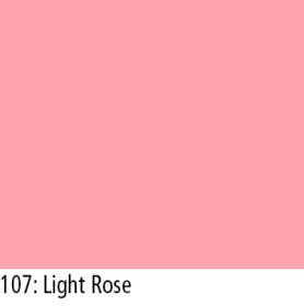 LEE Filter-Bogen Nr. 107 light rose