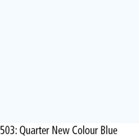 LEE Filter-Bogen Nr. 503 Quarter New Colour Blue