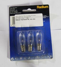 Radium Top-Kerze 3W, 15V, E10