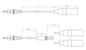 Gantom® Go Cable XLR In/Out -> Mini-Klinken Adapter